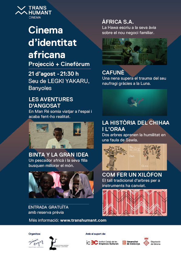 21.08.26 Les aventures d'Angosat / Binta y la gran idea / África SA / Cafuné / La història del chihaa i l'oraa / Com fer un xilòfon a Banyoles
