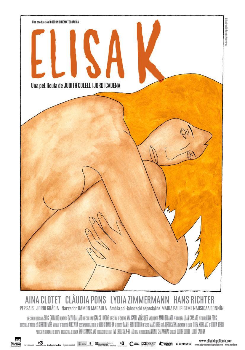 ELISA K a la Plaça de  Santa Maria de Matamala a Les Llosses